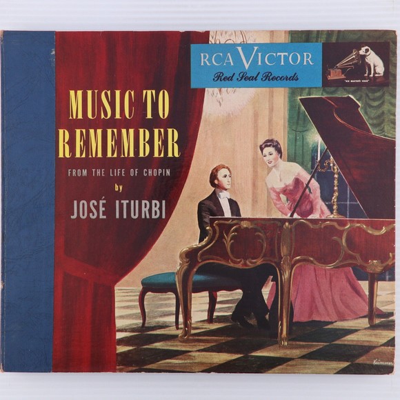 José Iturbi – Music To Remember - 2x 10" 78 rpm Shellac Record Book Set DM 1110